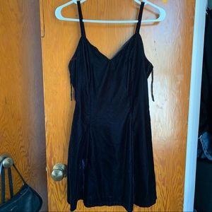 🔥2for$20🔥Black velvet skater dress